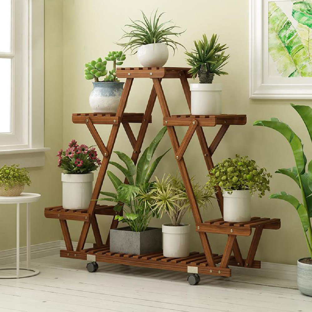 Arlmont & Co. Nicholes Rectangular Multi-Tiered Plant Stand